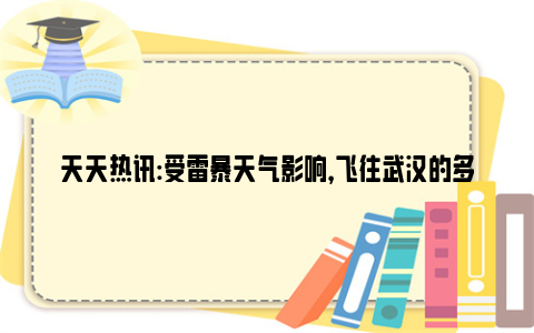 天天热讯:受雷暴天气影响，飞往武汉的多个航班备降合肥、宜昌、长沙机场